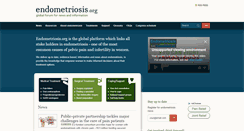 Desktop Screenshot of endometriosis.org