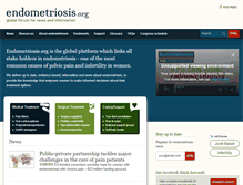 Tablet Screenshot of endometriosis.org